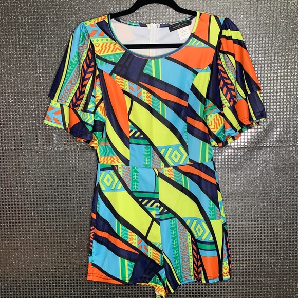 Wild Thoughts Romper Tribal Print - Picture 2 of 3